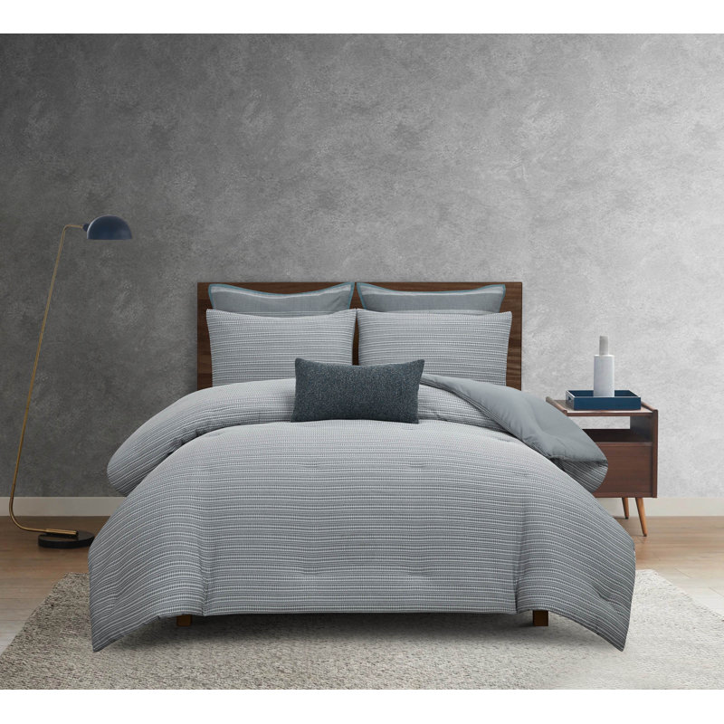 Aurora 3pc Comforter Set - King, King Comforter + 2 King Shams