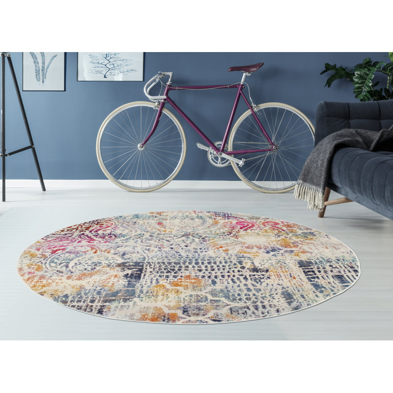 Anselmo Indoor Rug, Round 5'