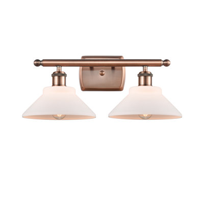 Éclairage pour salle de bain à intensité variable 2 lumières Newton St Loe