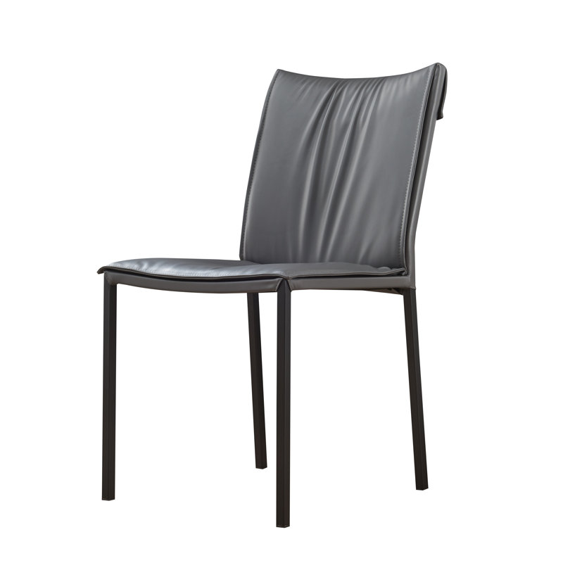 Chaise d'appoint rembourrée Allionna en gris