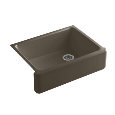 Évier de cuisine à simple cuve Kohler L 29,69 po x l 21,69 po Kohler Whitehaven