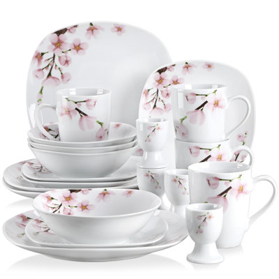 20 Piece Dinnerware Set, Service for 4