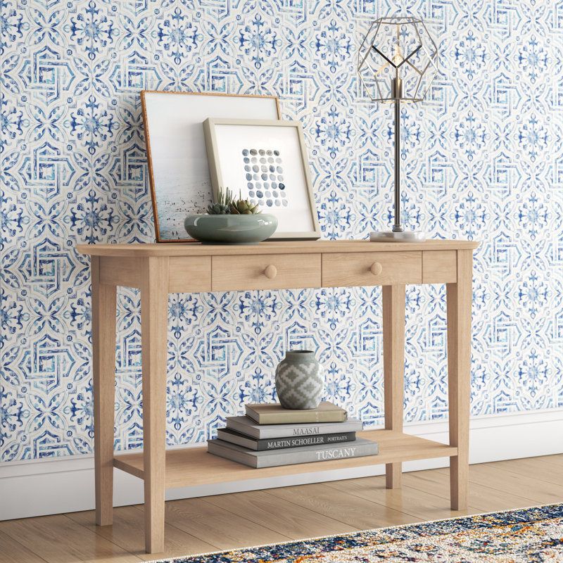 Manatuto 46'' Unfinished Solid Wood Console Table
