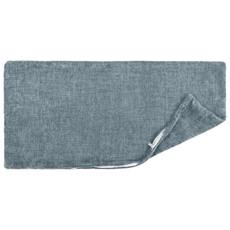  Cushion Cover HEERLEN Chenille Fabric Modern Pillow Decorative Case, 6, 50 cm W x 30 cm D, Light Blue