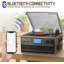 ORCC 10-in-1 Record Player, CD/USB/SD Play & Record, Bluetooth & Remote Control, FM/AM Radio-119243780