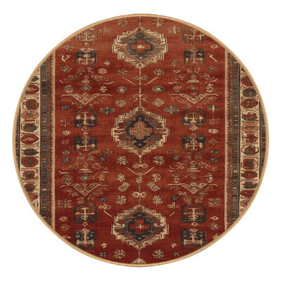 Tapis brun turc lavable à la machine