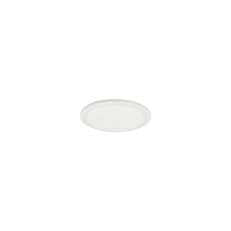 Nashea LED Flush Mount, Matte White, 5" Dia.