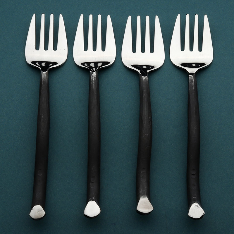Shirleyan Inox Artisans Twig Sardine Table Forks 4 Pc. Set