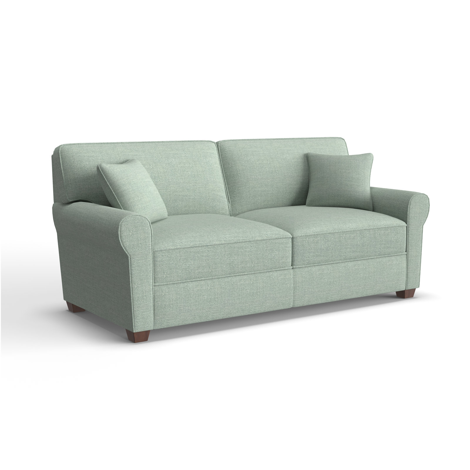 Shannon 36" Sofa Bed, Dark Walnut, Conversation Capri Basketweave