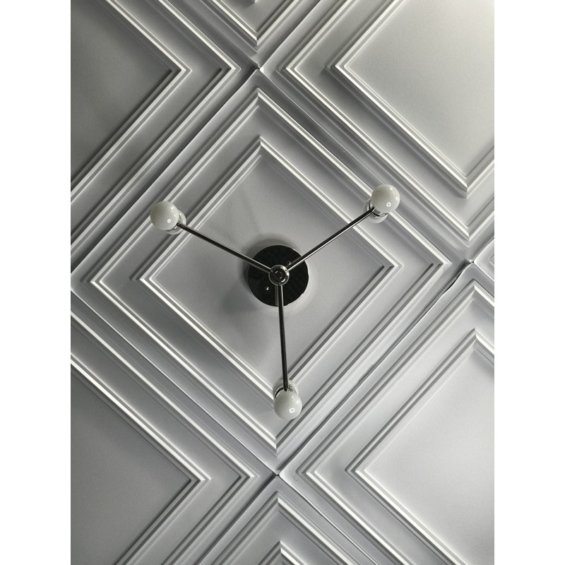 Lustre de sphère spoutnik 6 lumières Narelle, Nickel poli