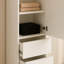 Système de placard modulaire en bois avec miroir Elise