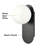 Khaza Wall Light Globe Wall Sconce-1265975771