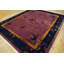 Hand Knotted Wool Area Rug in Purple