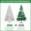 Arbre de Noël blanc 6 pi avec fil mémoire, arbre articulé en PVC 760 pointes-1526888329