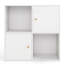 Bibliothèque 4 cubes avec 2 ensembles anti-basculement et 2 armoires de rangement-2001518526