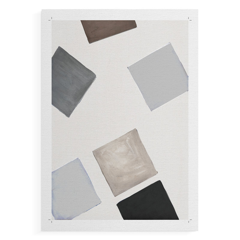 Block Encounter Revisit II - Impression sur toile seulement - NON-CADRE, H 36 po x l 24 po