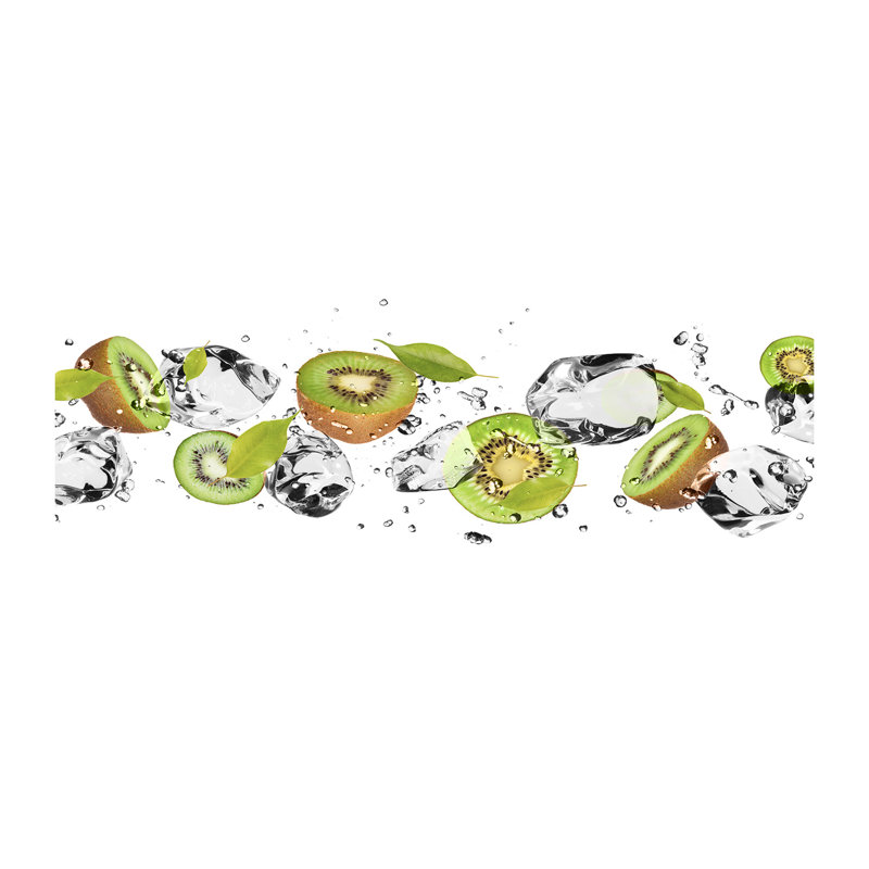 Kiwi And Water - Wrapped Canvas Print