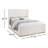 Marlin Upholstered Queen Sleigh Bed Cream-94654445