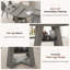 Ensemble de table et chaises de salle à manger extensible ronde à ovale Fecteau-132789860-132789864