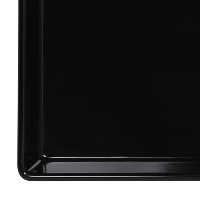 Solutions de 112 fl à l’échelle mondiale elite. baker rectangulaire en mélamine, Noir