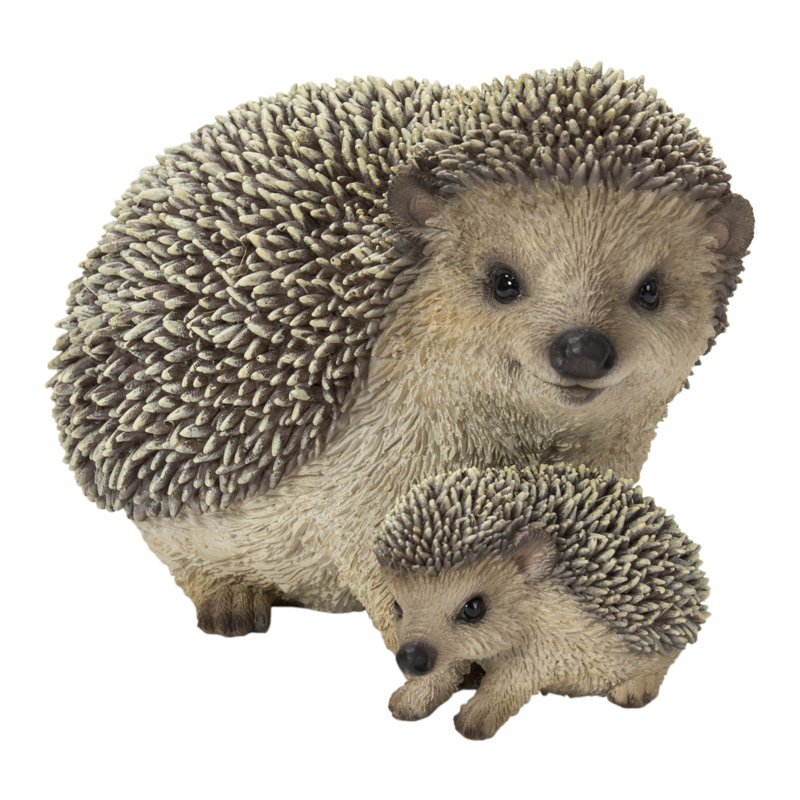 Mère et bébé hérissons