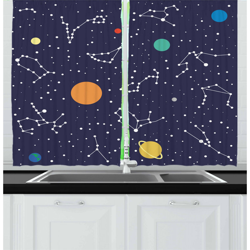 Pointed Kitchen Curtain