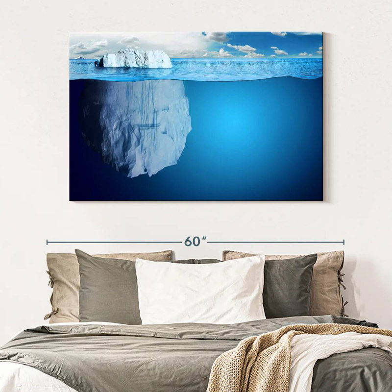 Alvord Underwater Iceberg, 34" H x 51" W