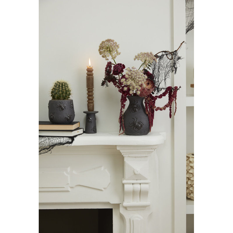 Scuttling Spiders Candleholder 3.25"x 4.5"