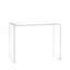 Arnt 70cm Glass Top Console Table