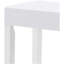 Console moderne, canapé Amy, blanc