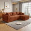 Causeuse en velours côtelé de 59 po de largeur, causeuse modulaire rembourrée avec ressorts ensachés et 3 coussins, aucun composant modulaire requis pour le salon et la salle multimédia-2028112317-2014725982-2019045948