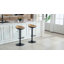 Swivel Upholstered Adjustable Height Bar Stool