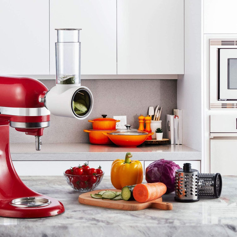 5-Piece Shredder/Slicer Attachment for KitchenAid Stand Mixer