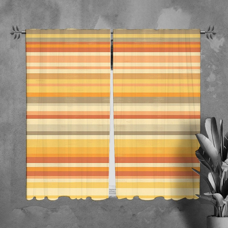 Paire de rideaux obscurcissant en polyester Kyelar, L 20 po x L 82 po