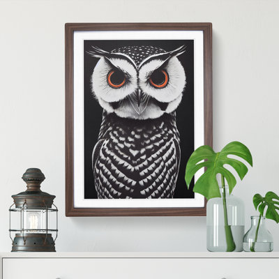 XV1022-4535X The Fierce Owl - Single Picture Frame Print