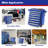  7-Drawer Rolling Tool Chest, Metal Tool Box with Wheels & Lock Garage Storage Cabinets-1188552761