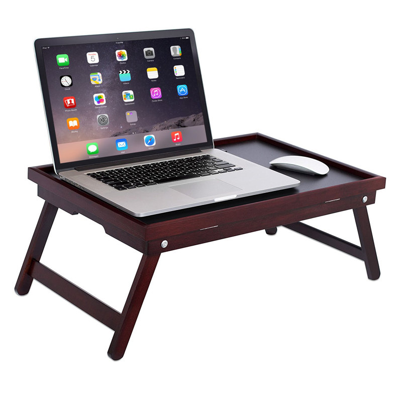 Plateau de table en bambou BIRDROCK Home, Noyer