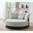 52.75'' Oversized Round Swivel sofa-963571767
