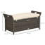 Banc de rangement Outsunny
