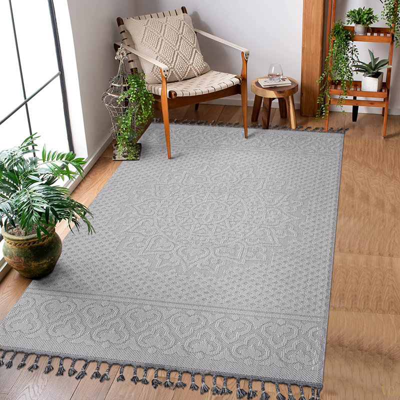 Collection 8X10 Medallion Indoor/Outdoor Area Rug, Rectangle 7'9" x 10'