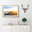 'Malaga Skyline in Spain' - Picture Frame Graphic Art Print-56859519-56859520