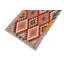 Tapis de couloir rouge / bleu / gris / beige en laine noué à la main 2 pi 8 po x 6 pi 3 po Guerino
