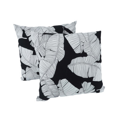 Two-Piece Set of Outdoor Throw Pillows, Waterproof and Fade-Resistant, Ideal for Enhancing Patio, Garden, and Poolside Furniture