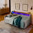 Twin Size Upholstery Sofa Bed With Three LED Lights, With Storage Adjustable Headboard-8477810