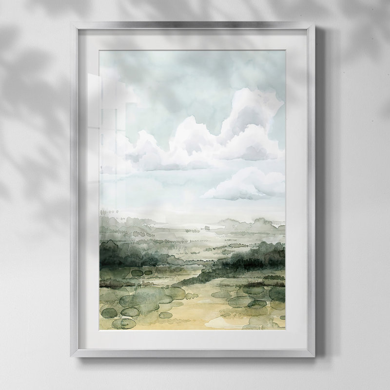 «Lily's Laugh I», reproduction encadrée, Oui, Blanc, Papier avec cadre argenté