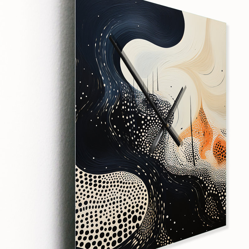 Horloge murale moderne Deep Marine Scenes Collage I - Coastal Coral, Petit