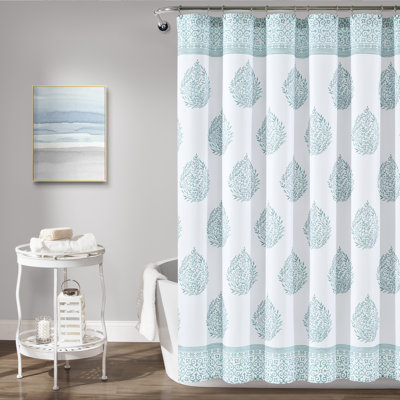  Floral Single Shower Curtain