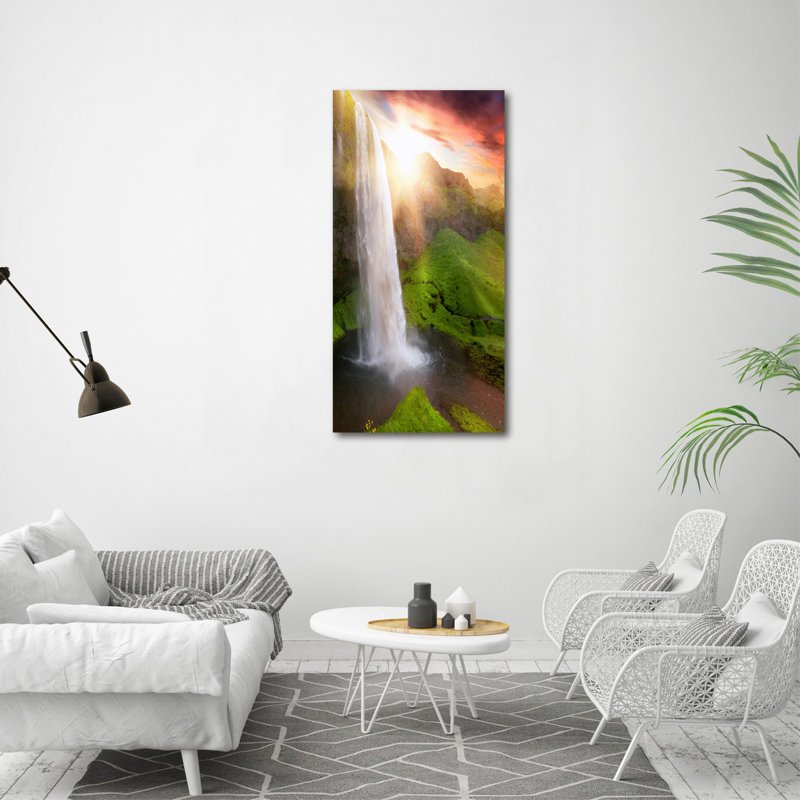 Waterfall - Wrapped Canvas Print