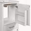 Meuble-lavabo moderne de 50 cm (20 pouces) avec lavabo en céramique, tiroir et porte à fermeture amortie, organisateur de porte à double compartiment et pieds réglables.-1329485700