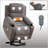 Infinite Position Single Motor Power Lift Recliner Chair For Elderly, Heavy Duty With 8-Point Vibration Massage And Lumbar Heating, Cup Holders-747958836